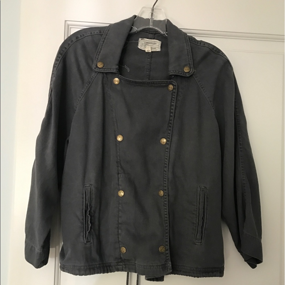 Current Elliot Dark Gray Light Jacket - image 2